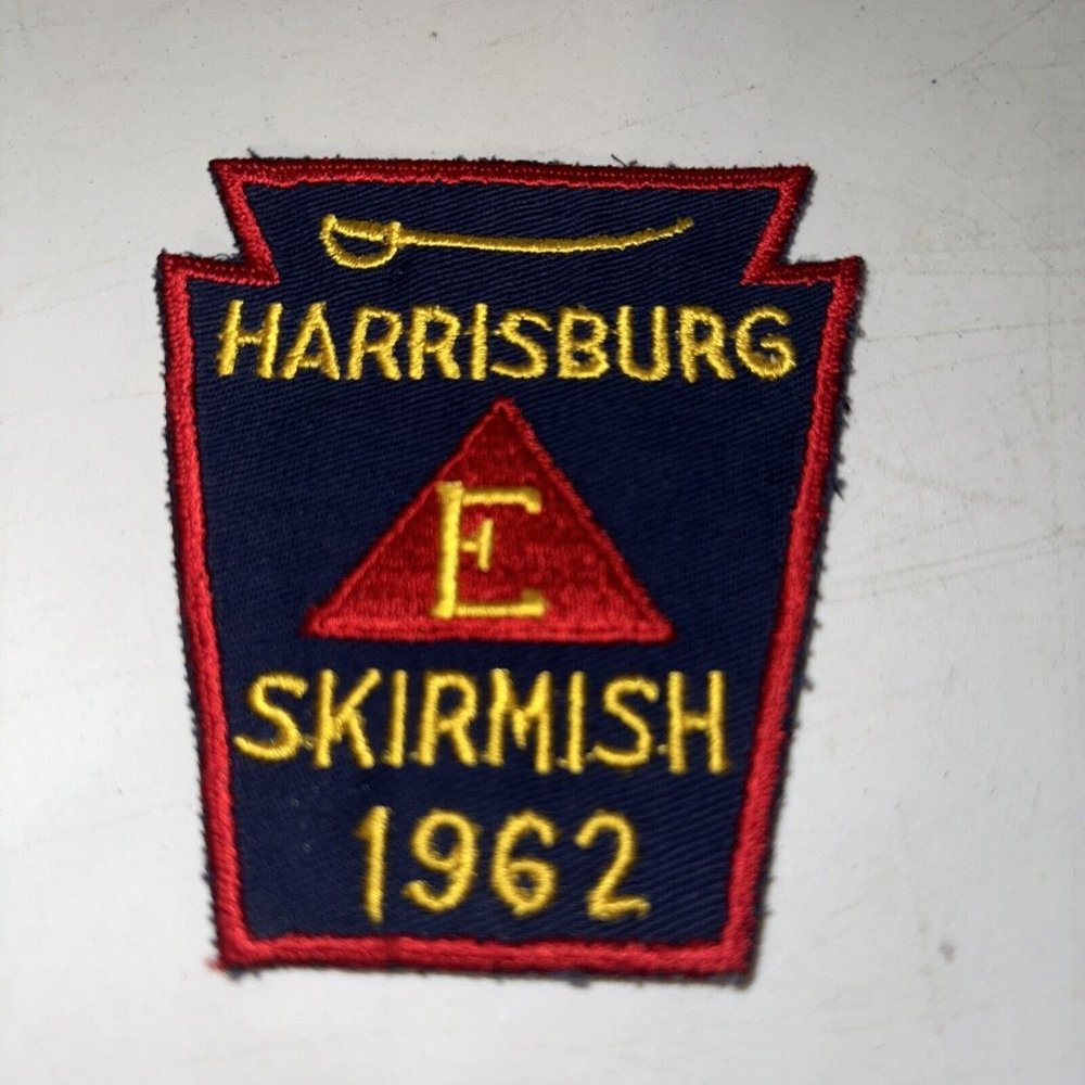 Harrisburg E Skirmish 1962 Patch Field Officer Saber